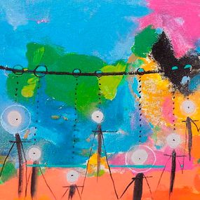 Gemälde, Luces en la ciudad, Francisco Muñoz Tejeida