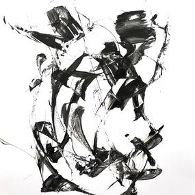 Painting, Black and White 002, Richard Solstjärna