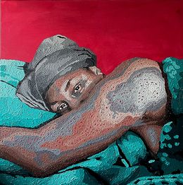 Painting, Tell me something, Rechel Rodham Oppong