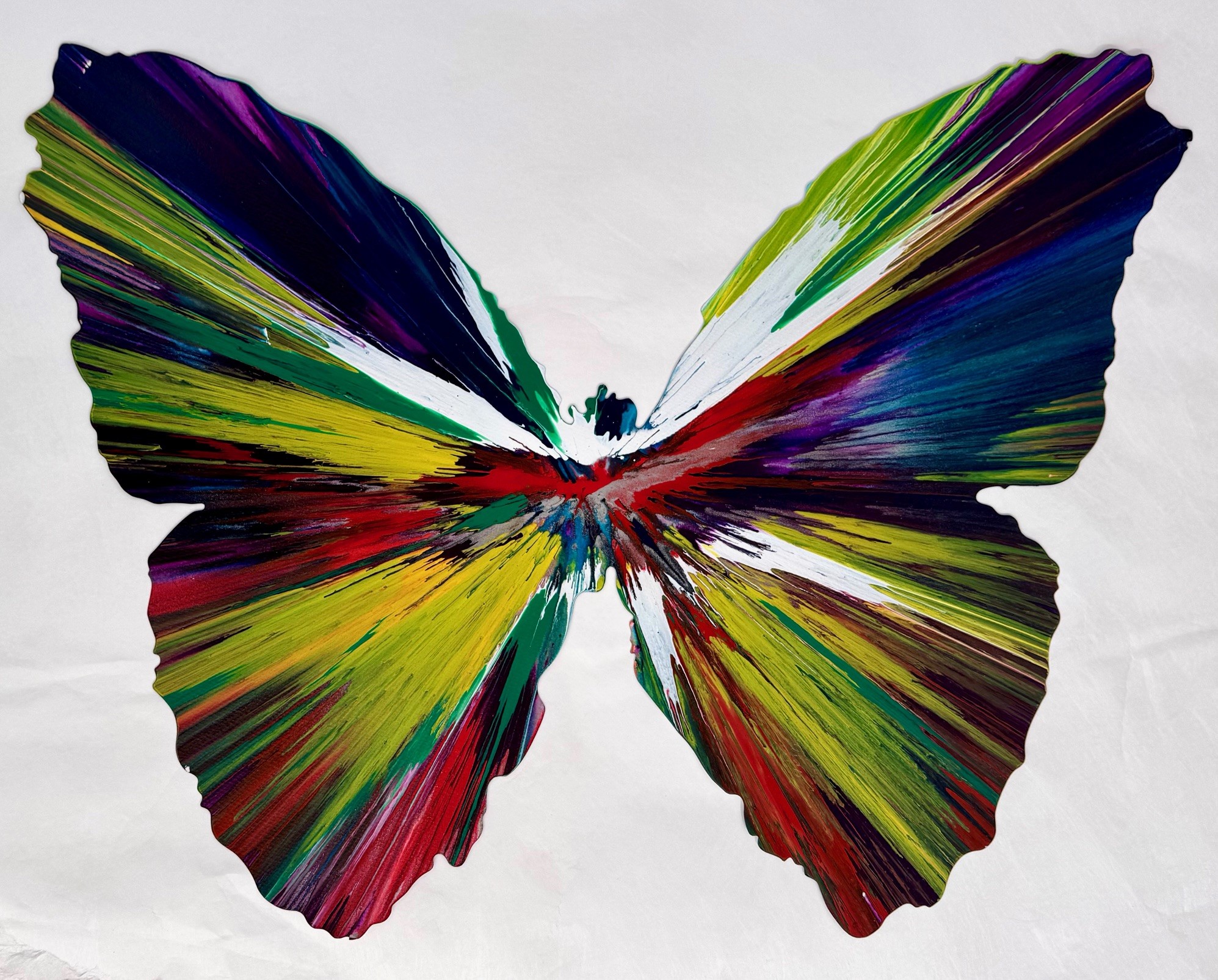 Damien Hirst, Butterfly - Spin Painting Damien Hirst, Butterfly - Spin Painting
