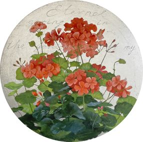 Gemälde, Eternal spring in the garden of my soul, Olena Kishkurno
