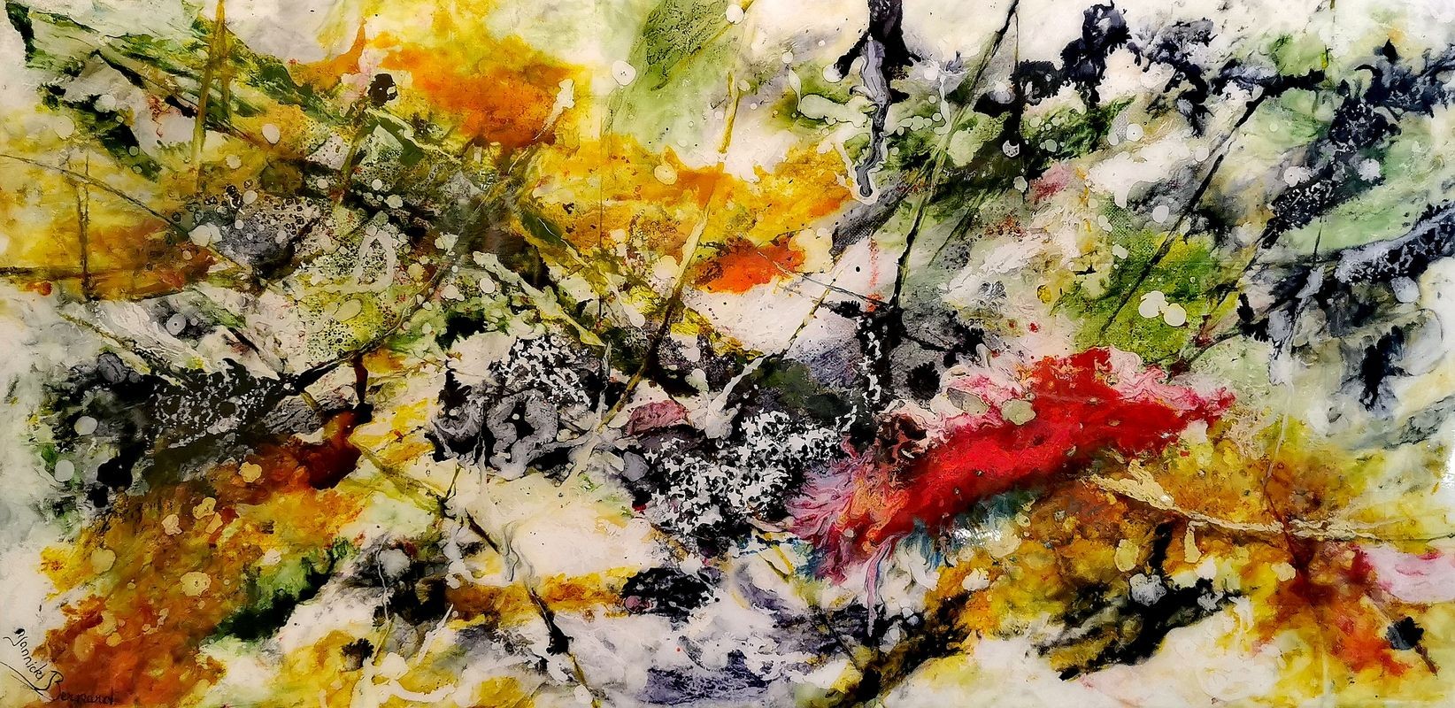 Yannick Bernard, Dans les traces de Joan Mitchell Yannick Bernard, Dans les traces de Joan Mitchell