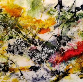 Gemälde, Dans les traces de Joan Mitchell, Yannick Bernard