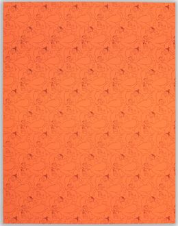 Drucke, Fatebe a quiet pattern (Orange edition), Ebecho Muslomova