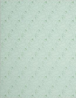 Print, Fatebe a quiet pattern (Green edition), Ebecho Muslomova