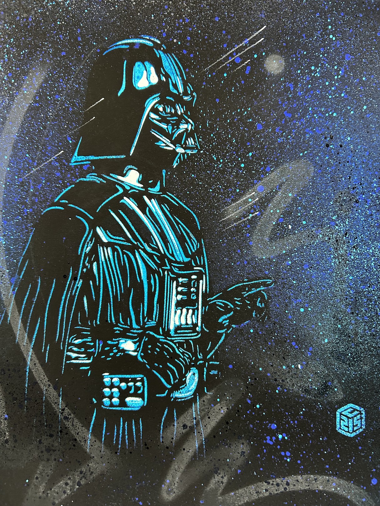 C215, The Vador ( Réhaussé à la main ) C215, The Vador ( Réhaussé à la main )