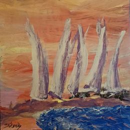 Gemälde, Vendée Globe, Serge Poljinsky