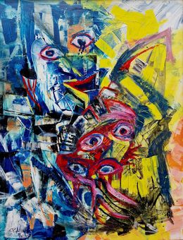 Gemälde, Apologie du Bonheur, Serge Poljinsky