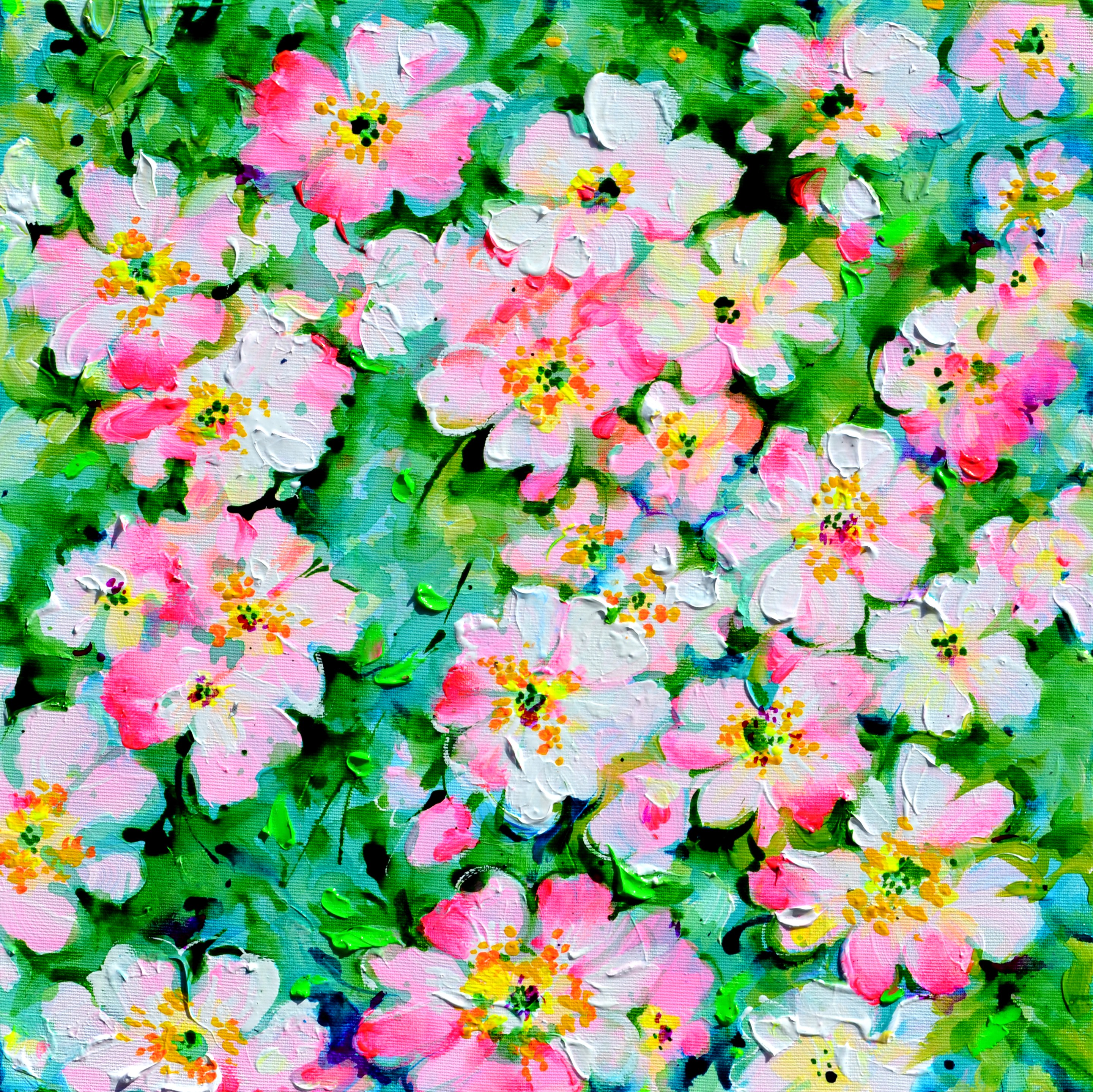 Soos Roxana, White and Pink Wild Roses Soos Roxana, White and Pink Wild Roses