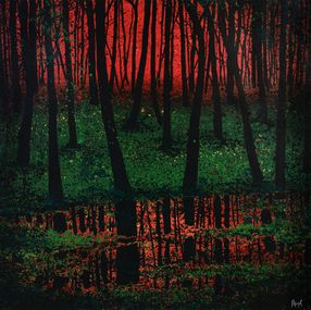 Painting, Série "The forest call" - Oeuvre n°728, Pierre-Luc Poujol