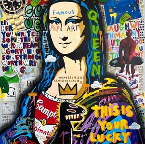 Painting, Yellow Green Queen Mona, Jisbar