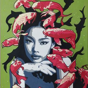 Peinture, Medusa Koï, B.AX