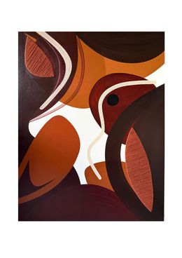 Painting, Moroccan valley 1, Laura Dujoncquoy
