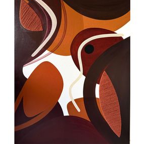 Painting, Moroccan valley 1, Laura Dujoncquoy