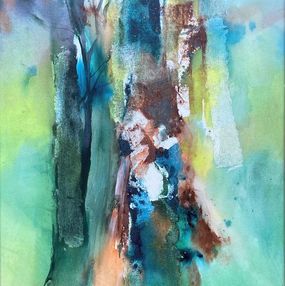 Gemälde, Au pied de mon arbre, Anne Bironneau