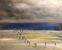 Gemälde, Ciel d'orage à Cabourg II, Didier Colomès