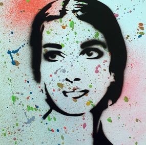 Painting, Maria Callas pochoir, Spaco