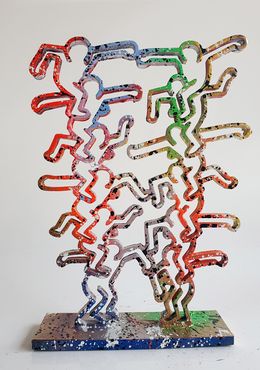 Sculpture, Acrobates Haring, Spaco
