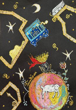 Gemälde, Petit Prince et orgue de Barbarie, Pinkhas