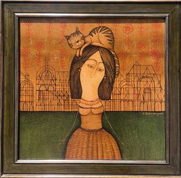 Painting, Crowned in Curiosity, Armen Vahramyan