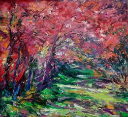 Painting, Maple Alley, Anna Privaloff