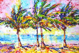 Gemälde, Palms. Beach 3, Iryna Kastsova
