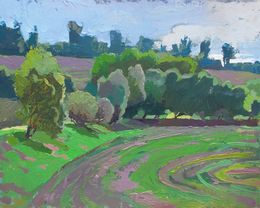 Painting, Spring on Obolon, Egor Shvachunov