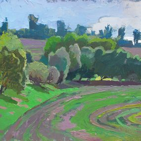 Painting, Spring on Obolon, Egor Shvachunov