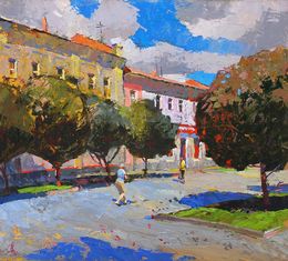 Gemälde, Summer in the city, Egor Shvachunov