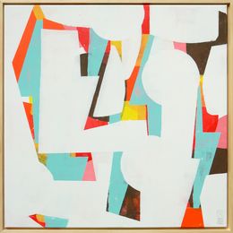 Painting, Fractured colorful, Ronald Hunter