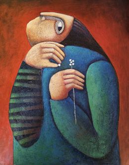 Painting, Hope Held Gently, Liana Asatryan