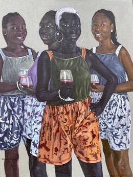 Peinture, Toast To Celebrate, Akingbade Mayowa