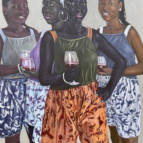 Gemälde, Toast To Celebrate, Akingbade Mayowa