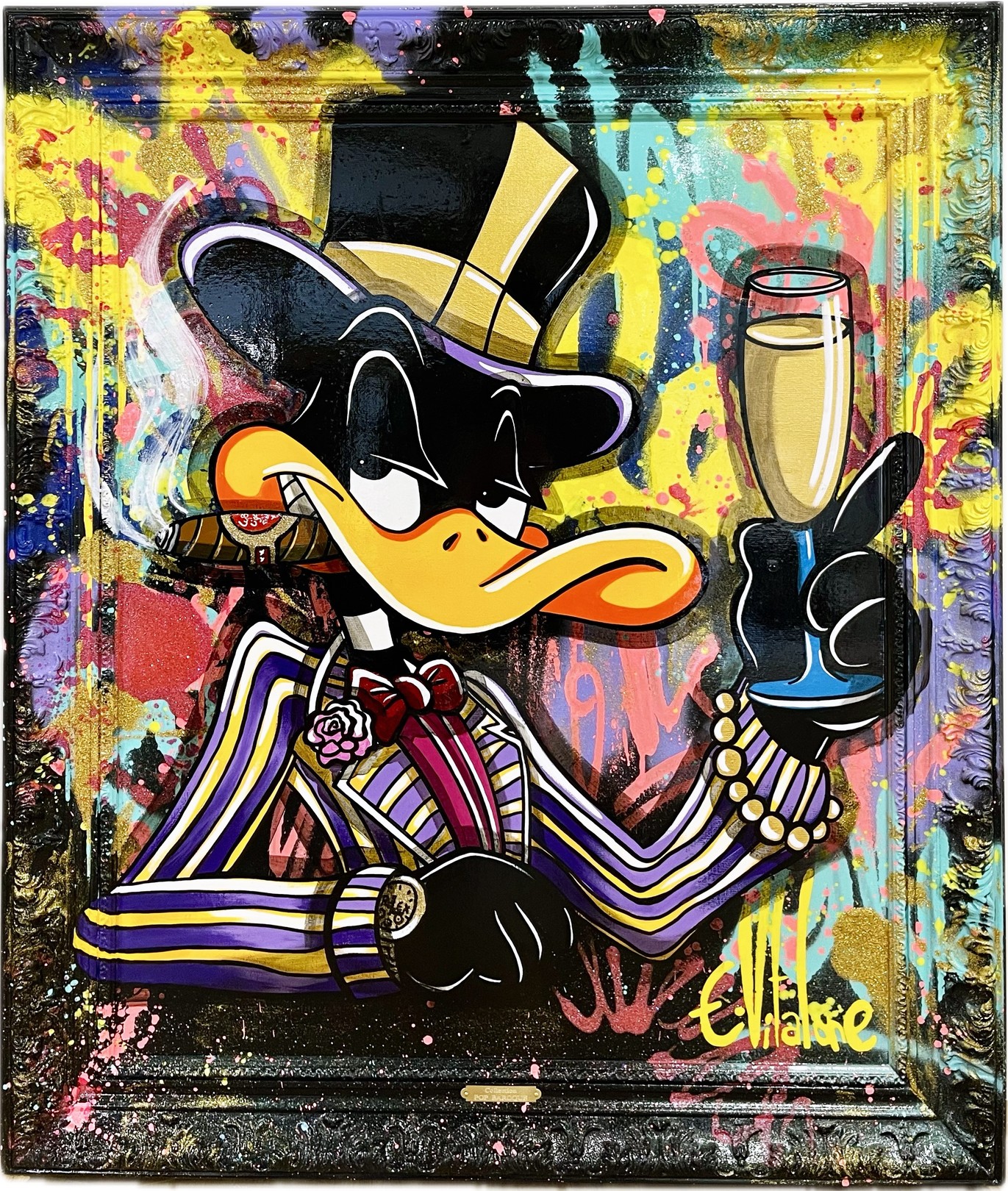 Eddy Vitalone, Daffy Duck Loves Cigar and Champagne Eddy Vitalone, Daffy Duck Loves Cigar and Champagne