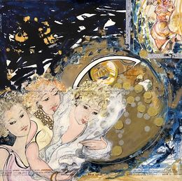 Gemälde, Noce - Portraits et scène imaginaire, Danielle Lamaison
