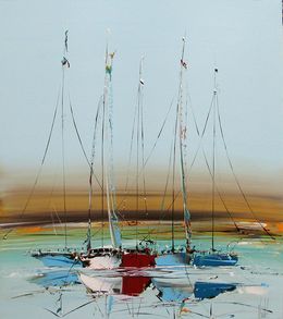 Peinture, Marine abstraite 2025-03, Fred Boutet