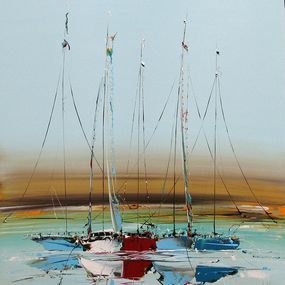 Painting, Marine abstraite 2025-03, Fred Boutet