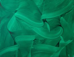 Painting, Verdant whispers, Nikolaos Schizas