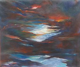 Peinture, Gold Cloud, Paul Akiiki