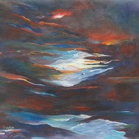 Gemälde, Gold Cloud, Paul Akiiki