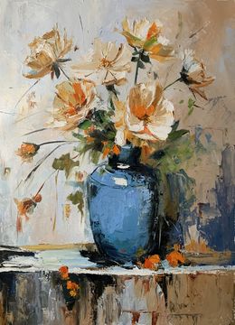 Peinture, Floral Echoes of a Summer Breeze, Schagen Vita