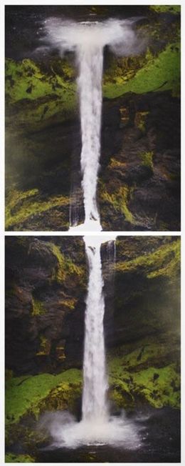 Print, Contact is Content at Seljalandsfoss, Olafur Eliasson
