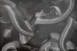 Painting, Monochrome flowing rhythm, Nikolaos Schizas