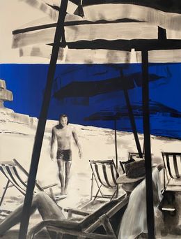 Painting, L'Été sera chaud, Valérie Betoulaud