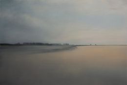 Painting, Au coucher du soleil (At sunset), Evgeniya Buravleva