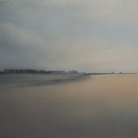 Painting, Au coucher du soleil (At sunset), Evgeniya Buravleva