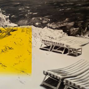 Peinture, Les Roches Blanches, Valérie Betoulaud