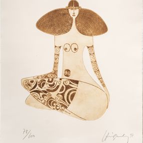 Print, La tahitienne, Philippe Hiquily