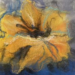 Peinture, Yellow Lily, Olga Dzurova