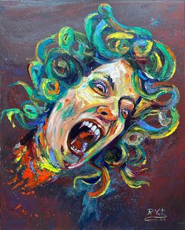 Peinture, El último grito de Medusa, Artista Ramírez Mata